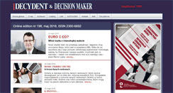 Desktop Screenshot of decydent.pl